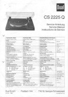 Dual CS-2225-Q-Service-Manual 
